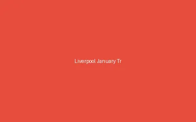 Liverpool January Transfer Window Preview