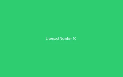 Liverpool Number 10 Role Analysis